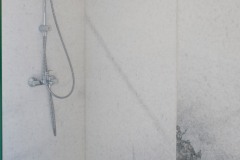 The bathroom on the first floor