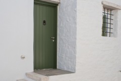 The entrance
