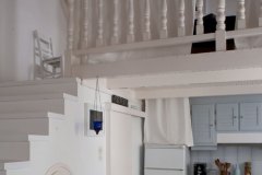 L'escalier qui mène à la mezzanine