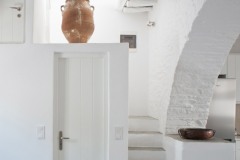 The entrance of the ground floor bathroom
