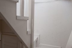 The stairs to the first floor