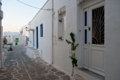 The entrance from the little street